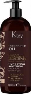 Hydratační šampón pro všechny typy vlasů - KEZY - HYDRATING SOOTHING SHAMPOO 1000 ml