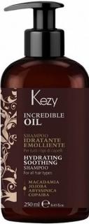 Hydratační šampón pro všechny typy vlasů - KEZY - HYDRATING SOOTHING SHAMPOO 250 ml