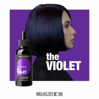 K neutralizaci nežádoucích teplých/žlutých odlesků u blond vlasů - thePIGMENTS 80 ml - Ultra koncentrované čisté pigmenty, Fialová
