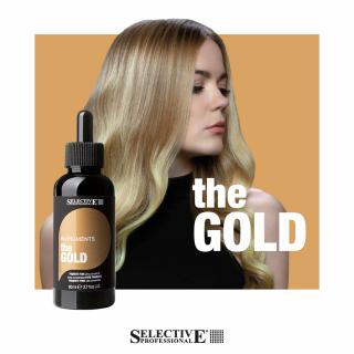K vytvoření specifických zlatých barevných tónů - thePIGMENTS 80 ml - Ultra koncentrované čisté pigmenty, Zlatá