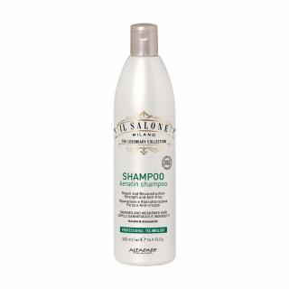 Keratinový šampon pro poškozené a oslabené vlasy 500 ml - KERATIN SHAMPOO - ALFAPARF IL SALONE MILANO