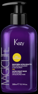 Maska pro barvené a odbarvené vlasy - KEZY - ULTRA VIOLET MASK 300 ml