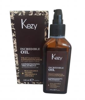 Ošetřující kondicionační přípravek pro matné a lámavé vlasy - KEZY - INCREDIBLE OIL 100 ml