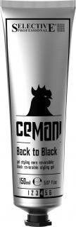 Pánský omyvatelný černý kryci gel - CEMANI - BACK TO BLACK 150 ml