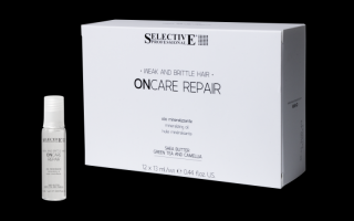 Restrukturalizační nektar pro poškozené, citlivé a lámavé vlasy 12x13ml - ONCARE REPAIR SELECTIVE PROFESSIONAL - MINERALIZING OIL