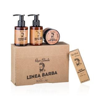 Sada na vousy a knír - RENÉE BLANCHE - BEARD LINE s krabičkou (šampon, balzám, olej, vosk)