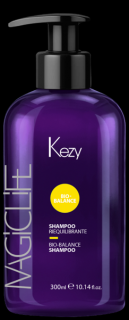 Šampon pro obnovu rovnováhy pokožky a vlasy s přebytečným kožním mazem - KEZY - BIO BALANCE SHAMPOO 300 ml