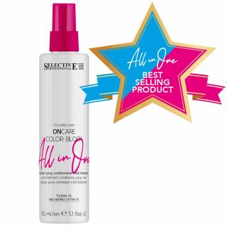 Víceúčelová maska ve spreji pro ošetření barvených a odbarvených vlasů (bezoplachová) 150 ml - ONCARE COLOR BLOCK - ALL IN ONE COLOR "15 v 1''