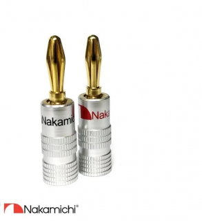 Nakamichi - Banana Plugs N0534 reproduktorový konektor rovný