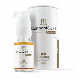 CannabiGold Balance zlatý olej 10% (5% CBDA + 5% CBD) 10 g, 1000 mg