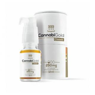 CannabiGold Delicate zlatý olej 2,5% CBD 250mg 10g