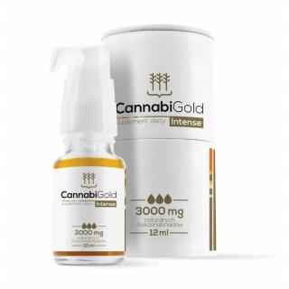 CannabiGold Intense zlatý olej 30% CBD 10 g, 3000 mg