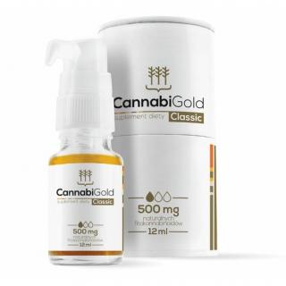 CannabiGold zlatý olej 5% CBD 500mg 10g