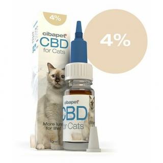 Cibapet 4% CBD olej pro kočky, 400 mg, 10 ml