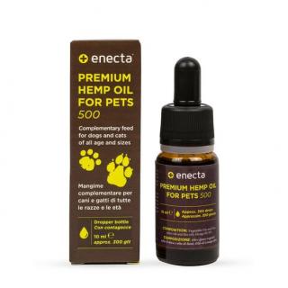 Enecta CBD konopný olej pro zvířata 5%, 500 mg, 10 ml