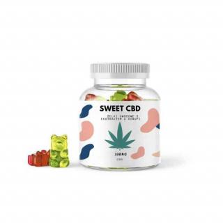 Sweet CBD Gumídci, Třešeň, Kiwi, Ananas, Jahoda 100 mg CBD, 20 ks x 5 mg, 60 g