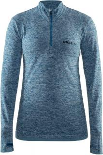 CRAFT Active Comfort Zip LS triko - Teal Velikost: S