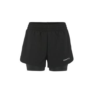 CRAFT ADV essence 2-in-1 2 šortky W - černé Velikost: L