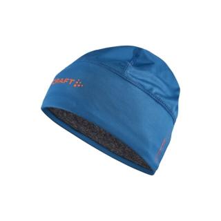 CRAFT ADV windblock fleece hat - modrá Velikost: L/XL