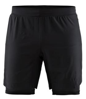 CRAFT Delta 2.0 shorts 2 IN 1 M - Black Velikost: XL