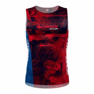 CRAZY IDEA singlet thunder M - FIRE Velikost: L