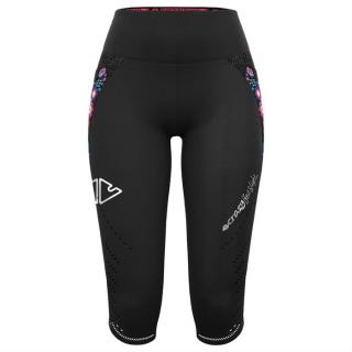 CRAZY pant 3/4 pressure W - mountain flower Velikost: S