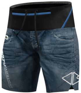 CRAZY short flash M - print light jeans Velikost: XL