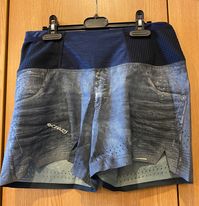 CRAZY short lighting W - print light blue 23 Velikost: S