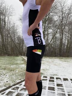ENDURANCE běžecké legíny M - černé Velikost: L