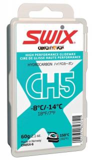 SWIX CH05X skluzný vosk - tyrkysový 60g (-8/-14°C)