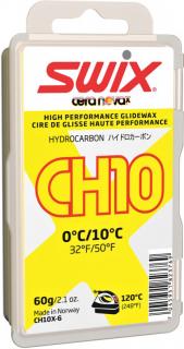 SWIX CH10X skluzný vosk - žlutý 60g (0/+10°C)