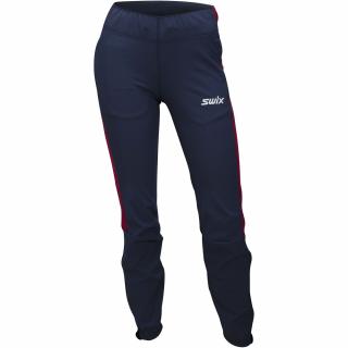 SWIX quantum performance pants W dark navy/swix red Velikost: M