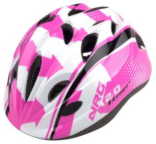 Cyklistická přilba PRO-T Plus Toledo  dětská Barva: růžovo-bílo-černá NRG