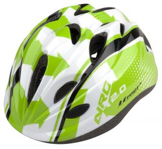 Cyklistická přilba PRO-T Plus Toledo  dětská Barva: zeleno-bílo-černá NRG