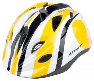 Cyklistická přilba PRO-T Plus Toledo  dětská Barva: žluto-bílá