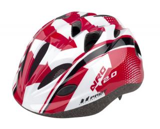Cyklistická přilba PRO-T Vigo dětská Barva: Červená - Bílá - Černá NRG, Velikost: M 52-56cm