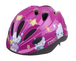 Cyklistická přilba PRO-T Vigo dětská Barva: Růžová Kitty, Velikost: S (48 - 52)