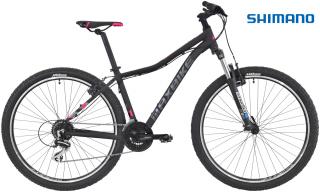 Dámské horské kolo Maxbike Toba Lady 27,5" Shimano černý mat + fialová Rám: 15"