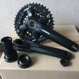 Kliky Shimano Altus FC-MT210 kompletní 3x9 sp. 175 mm Barva: 44-32-22 s miskami
