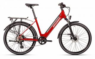 Městské elektrokolo Maxbike Civita 26" červená Barva: Červená, Rám: 18"