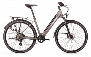 Městské elektrokolo Maxbike Civita 26" šedá Barva: Šedá, Rám: 18"