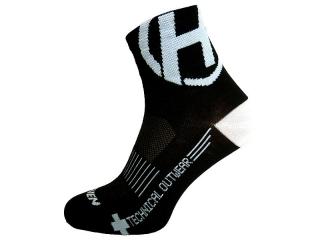 Ponožky HAVEN LITE Silver NEO black/white 2 páry Velikost: 42-43