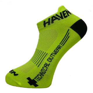 Ponožky HAVEN SNAKE Silver NEO yellow/black 2 páry Velikost: 42-43