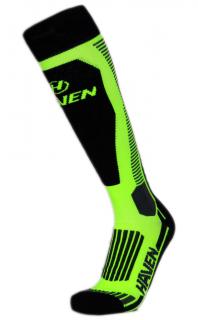 Zimní kompresní podkolenky HAVEN Compressive Ski green - LIGHT COMPRESSION Velikost: 42-43