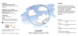 Etikety 0,7 l Cloudy - New England session IPA 12 %