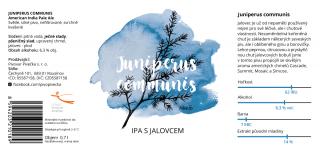 Etikety 0,7 l IPA s jalovcem (Juniperus communis) 14 %