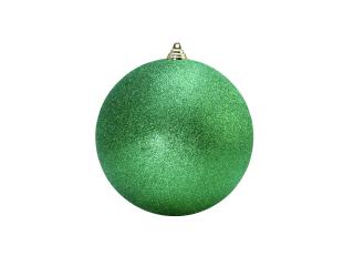 Vánoční ozdoba (10cm), 4ks  11 barevných variant Barva: Zelená jablko třpytivá