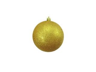 Vánoční ozdoba (10cm), 4ks  11 barevných variant Barva: Zlatá třpytivá