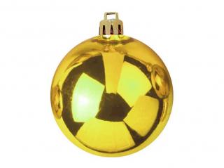 Vánoční ozdoba (10cm), 4ks  11 barevných variant Barva: Zlatá