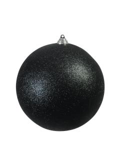 Vánoční ozdoba (20cm) Barva: Černá třpytivá